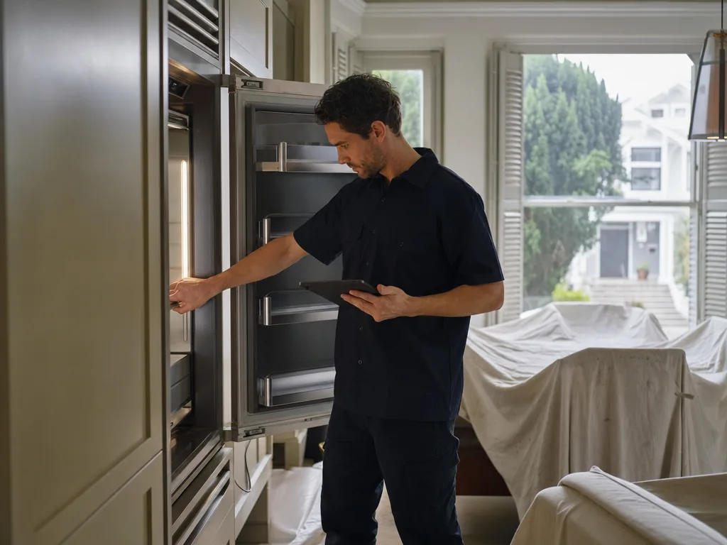 A house checked between seasons during an appliance repair visit in San Francisco, California